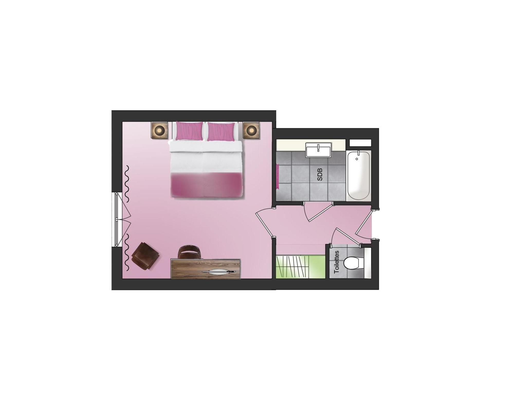 Hotel Les Grillons Talloires Rom bilde