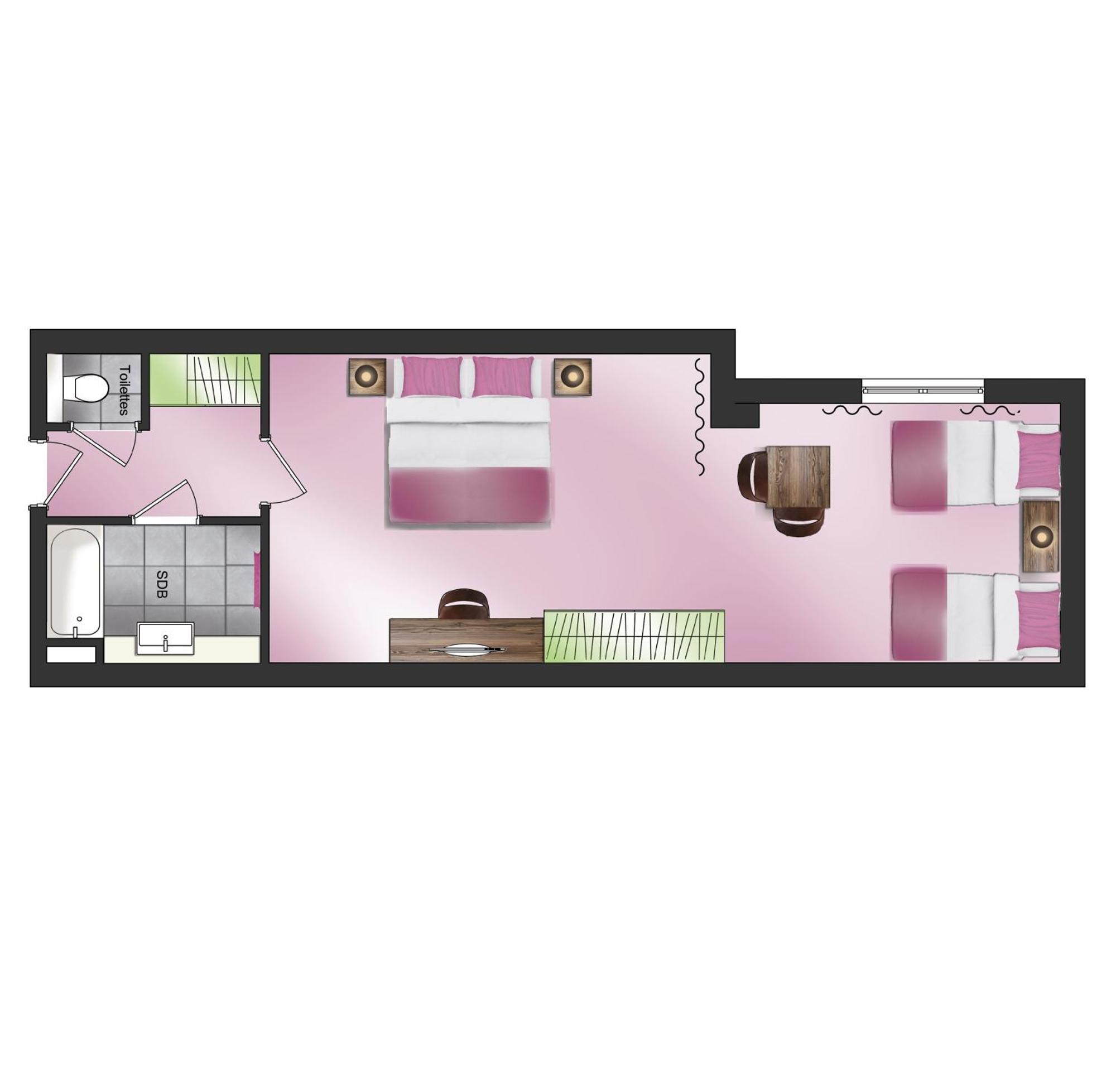 Hotel Les Grillons Talloires Rom bilde